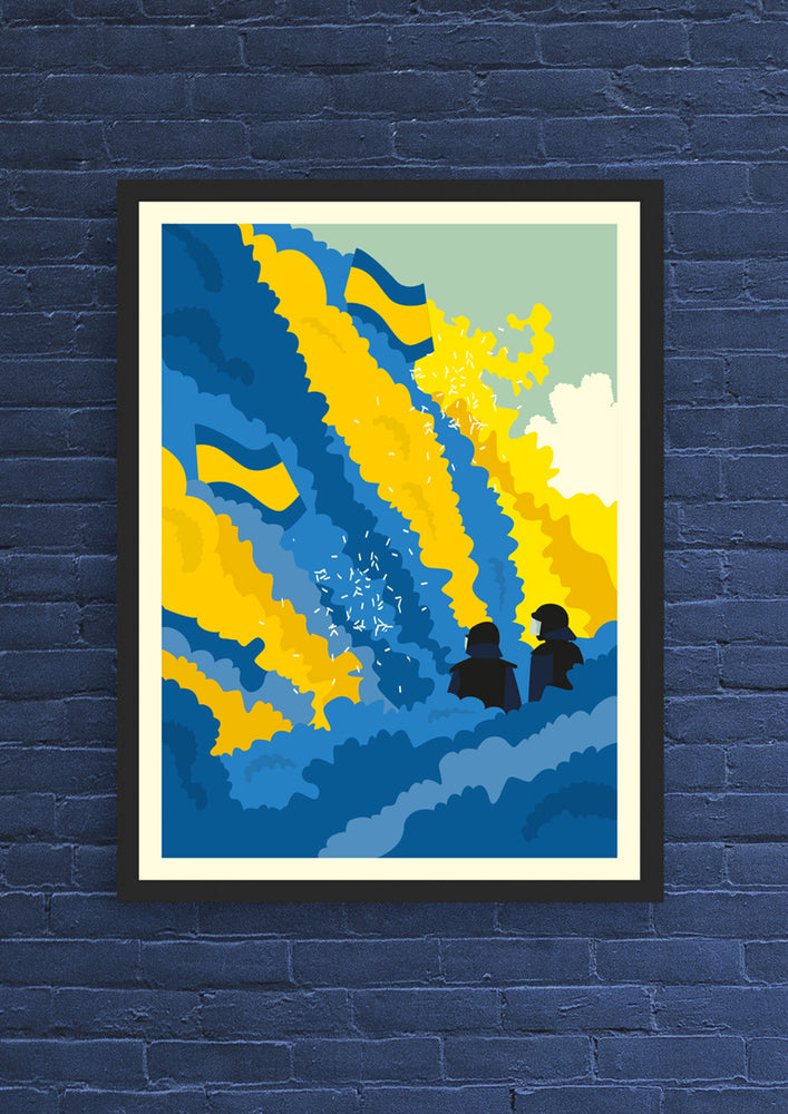 
                  
                    THE STANDS / blau-gelb
                  
                
