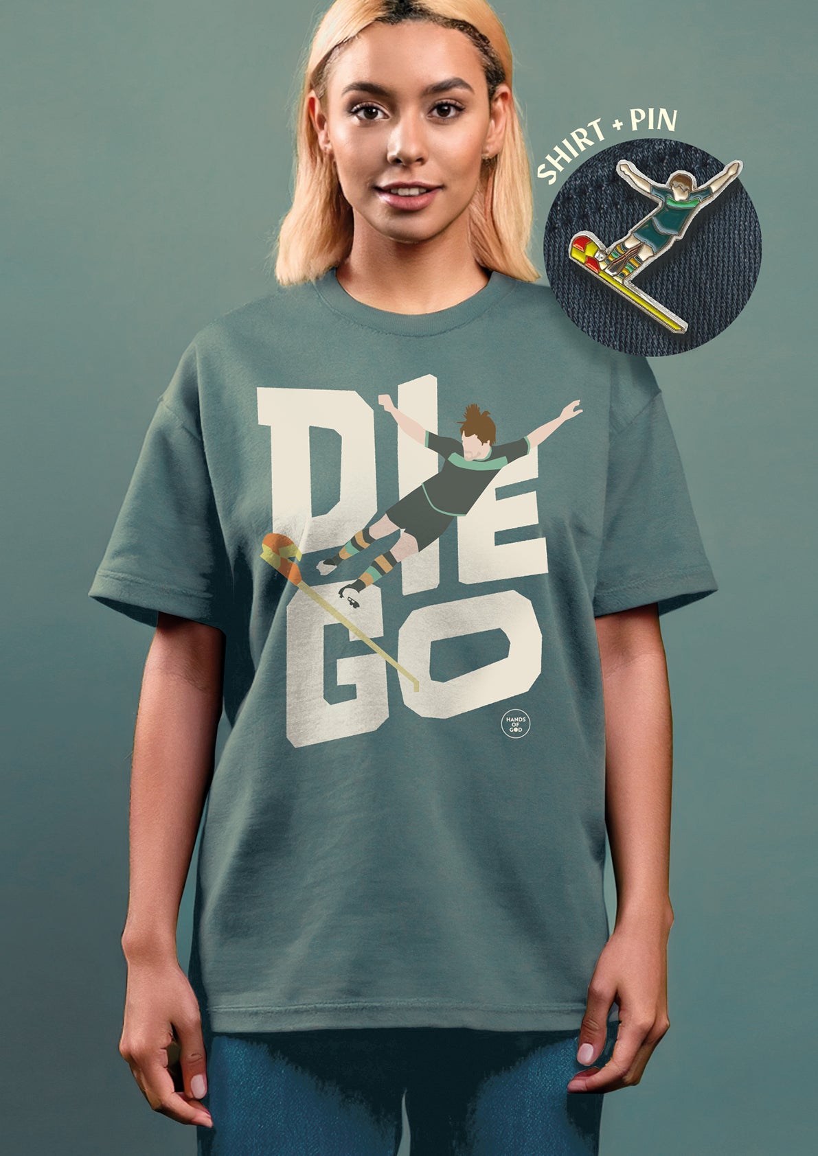 
                  
                    D I E G O Double "Shirt + Pin"
                  
                